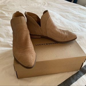 Tan Lucky Brand Booties